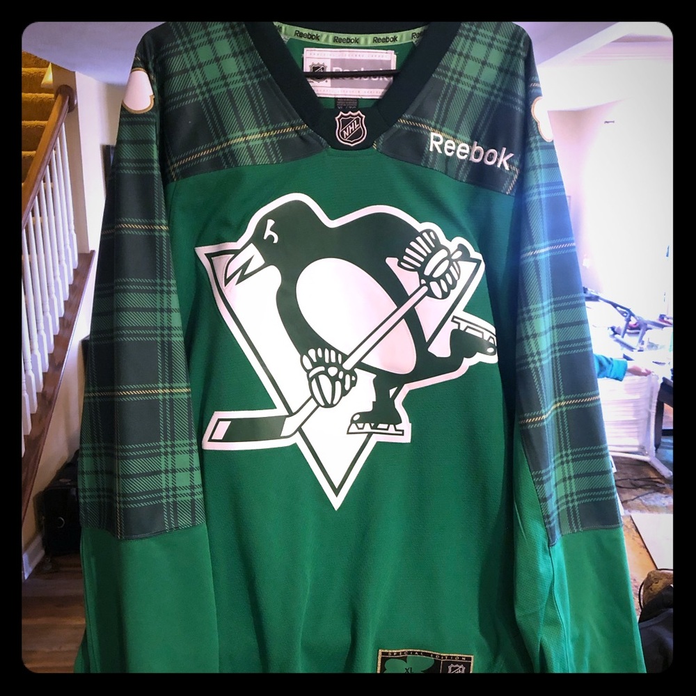 Penguins Reebok 2017 St. Patrick’s Day Jersey